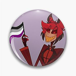 Hazbin Hotel Alastor - Asexual pride Pin