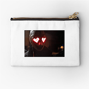 Heart Eyes Blood Is My Valentine Heart Eyes Zipper Pouches