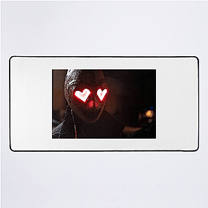 Heart Eyes Blood Is My Valentine Heart Eyes Mouse Pads