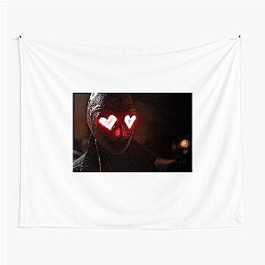 Heart Eyes Blood Is My Valentine Heart Eyes Tapestries