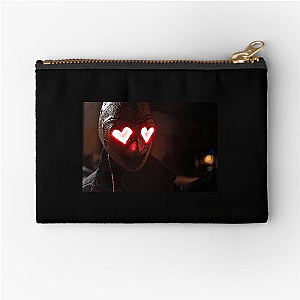 Heart Eyes Blood Is My Valentine Heart Eyes Zipper Pouches