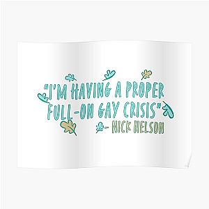 Heartstopper Nick Nelson quote Poster RB2707