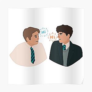 Heartstopper Nick and Charlie “Hi” design  Poster RB2707