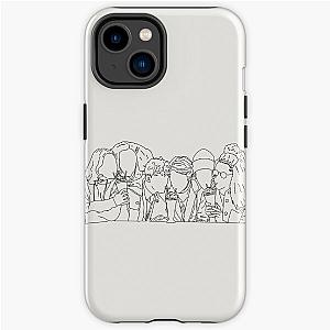 heartstopper gang lineart iPhone Tough Case RB2707