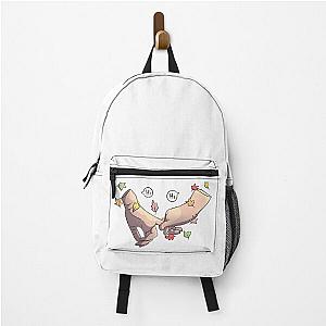 Heartstopper hands with leaves and speechbubble "Hi" Backpack RB2707