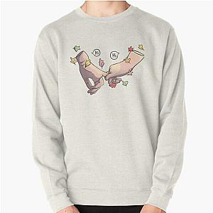 Heartstopper hands with leaves and speechbubble "Hi" Pullover Sweatshirt RB2707