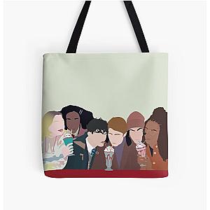 heartstopper gang minimal All Over Print Tote Bag RB2707