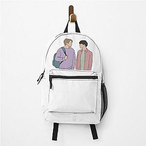 Heartstopper Nick Nelson and Charlie Spring cartoon art Backpack RB2707