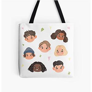 HEARTSTOPPER SQUAD  All Over Print Tote Bag RB2707