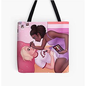 Heartstopper Tara and Darcy All Over Print Tote Bag RB2707