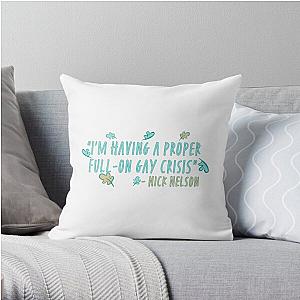 Heartstopper Nick Nelson quote Throw Pillow RB2707