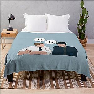 Nick &amp; Charlie | hi hi | heartstopper | illustration  Throw Blanket RB2707