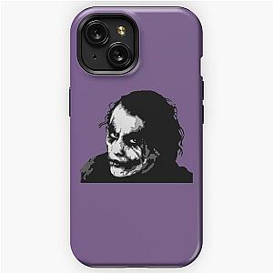 Heath Ledger Black and White Portrait iPhone Tough Case