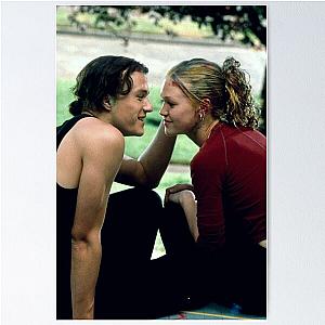 10 Things I Hate About You. Heath Ledger & Julia Stiles Paintball Scene. Poster