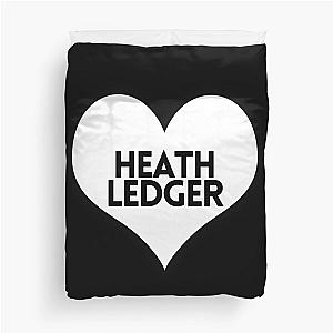 Love Heath Ledger Duvet Cover