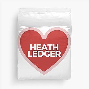 I Heart Heath Ledger Duvet Cover