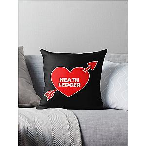 In Love With Heath Ledger Throw Pillow