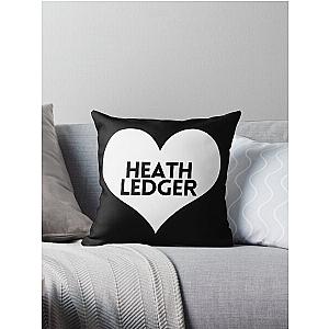 Love Heath Ledger Throw Pillow