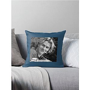 Also Heath Ledger  Throw Pillow