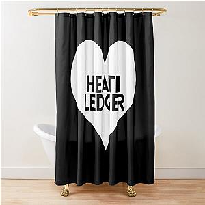 Love Heath Ledger Shower Curtain