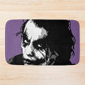 Heath Ledger Black and White Portrait Bath Mat