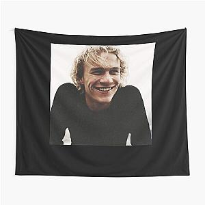 Blond Heath ledger on black background Tapestry