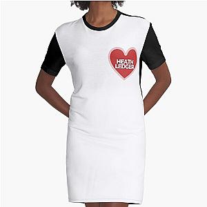 I Heart Heath Ledger Graphic T-Shirt Dress