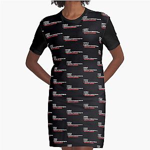 Mentally Committed To Heath Ledger Graphic T-Shirt Dress