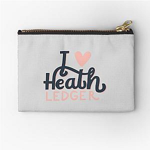 I Love Heath Ledger Zipper Pouch