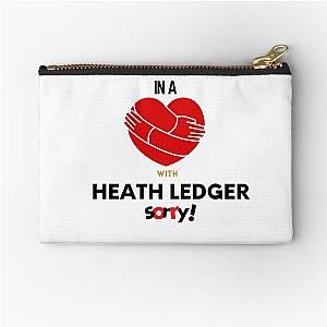 In A Relationship With Heath Ledger Sorry Zipper Pouch