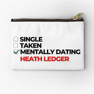 Mentally Dating Heath Ledger Zipper Pouch