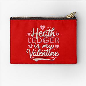 Heath Ledger Is My Valentine Zipper Pouch