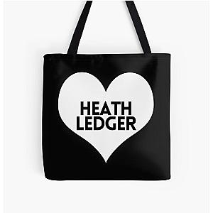 Love Heath Ledger All Over Print Tote Bag