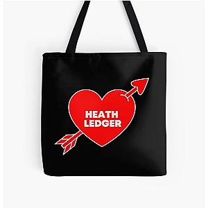 In Love With Heath Ledger All Over Print Tote Bag