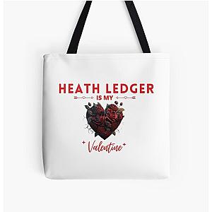 Heath Ledger Is My Valentine All Over Print Tote Bag