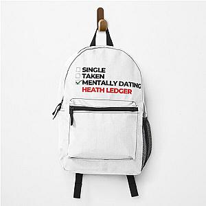 Mentally Dating Heath Ledger Backpack