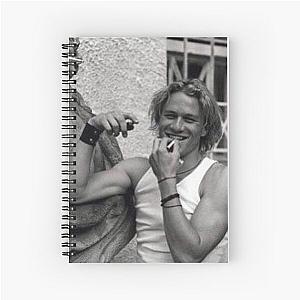 Heath Ledger Smiling Spiral Notebook