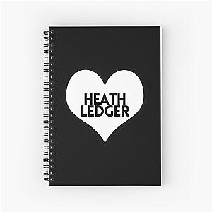 Love Heath Ledger Spiral Notebook