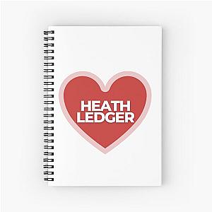 I Heart Heath Ledger Spiral Notebook