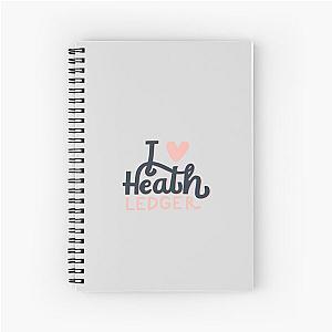 I Love Heath Ledger Spiral Notebook