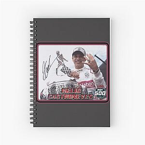 Helio Castroneves 4-time Indianapolis 500 champion Spiral Notebook