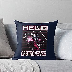 Helio Castroneves Racing Throw Pillow
