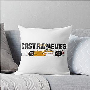 Helio Castroneves Indy Throw Pillow