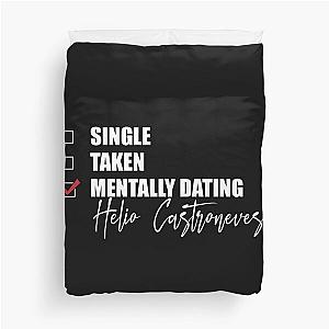 Mentally Dating Helio Castroneves Duvet Cover