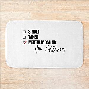 Mentally Dating Helio Castroneves Bath Mat