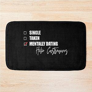 Mentally Dating Helio Castroneves Bath Mat