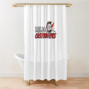 Helio Castroneves Wheel Shower Curtain
