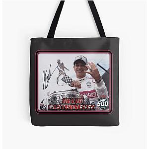 Helio Castroneves 4 time Indianapolis 500 champion Tote Bag
