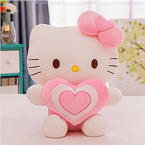 30cM Kawaii Hello Kitty Cat Stuffed Animal with Heart