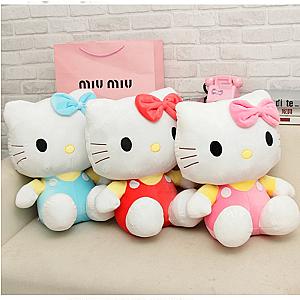 20 cm Wathet Red Pink Hello Kitty Sitting Plush